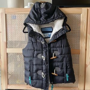 Superdry womens sherpa lined vest
